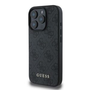 Guess GUHCP16LG4GFGR Apple iPhone 16 Pro 6.3" juodos spalvos kietas dėklas 4G Classic - Image 2