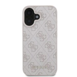 Guess GUHCP16SG4GFPI Apple iPhone 16 6.1" rožinės spalvos kietas dėklas 4G Classic - Image 3