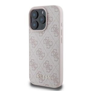 Guess GUHCP16LG4GFPI Apple iPhone 16 Pro 6.3" rožinės spalvos kietas dėklas 4G Classic - Image 2