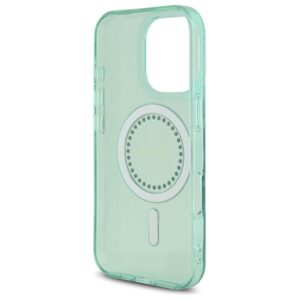 Guess GUHMP16XPFTDTEN Apple iPhone 16 Pro Max 6.9" green kietas dėklas IML Rhinestones MagSafe - Image 7
