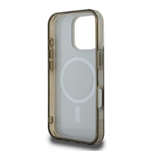 Guess GUHMP16LH4DTEW Apple iPhone 16 Pro 6.3" rudos spalvos kietas dėklas IML 4G Background MagSafe - Image 7