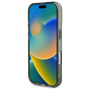 Guess GUHCP16MHCHGSPK Apple iPhone 16 Plus6.7" juodos spalvos kietas dėklas IML Heart - Image 5
