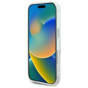 Guess GUHCP16SHCHGSPT Apple iPhone 16 6.1" skaidrus kietas dėklas IML Heart - Image 5