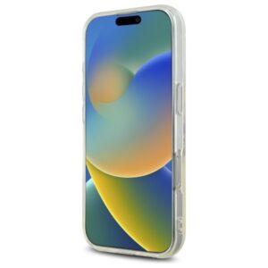 Guess GUHCP16LHCHGSPT Apple iPhone 16 Pro 6.3" skaidrus kietas dėklas IML Heart - Image 5