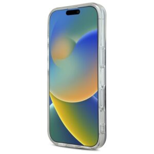 Guess GUHMP16SH4STK Apple iPhone 16 6.1" juodos spalvos kietas dėklas IML 4G MagSafe - Image 5