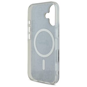 Guess GUHMP16SH4STK Apple iPhone 16 6.1" juodos spalvos kietas dėklas IML 4G MagSafe - Image 7
