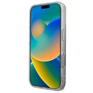 Guess GUHMP16LH4STK Apple iPhone 16 Pro 6.3" juodos spalvos kietas dėklas IML 4G MagSafe - Image 5