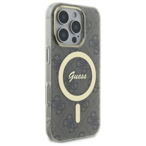 Guess GUHMP16XH4STW Apple iPhone 16 Pro Max 6.9" rudos spalvos kietas dėklas IML 4G MagSafe - Image 3
