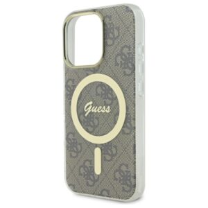 Guess GUHMP16XH4STW Apple iPhone 16 Pro Max 6.9" rudos spalvos kietas dėklas IML 4G MagSafe - Image 5