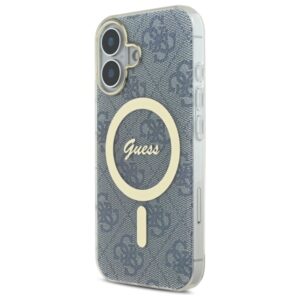 Guess GUHMP16SH4STB Apple iPhone 16 6.1" blue kietas dėklas IML 4G MagSafe - Image 2