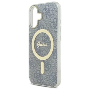 Guess GUHMP16SH4STB Apple iPhone 16 6.1" blue kietas dėklas IML 4G MagSafe - Image 6