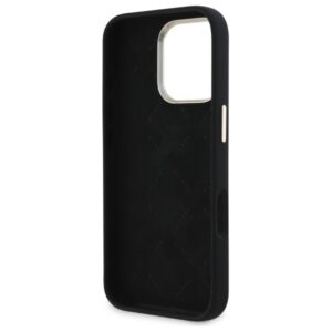 Guess GUHCP16XSMBSLK Apple iPhone 16 Pro Max 6.9" juodos spalvos kietas dėklas Silicone Script Metal Logo & Frame - Image 7