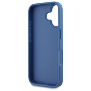 Guess GUHCP16SP4TDSCPB Apple iPhone 16 6.1" blue kietas dėklas Leather Metal Logo Strass Crossbody - Image 7
