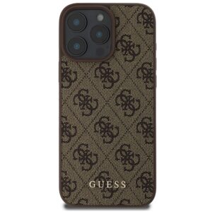 Guess GUHCP16XG4GFBR Apple iPhone 16 Pro Max 6.9" rudos spalvos kietas dėklas 4G Classic - Image 3