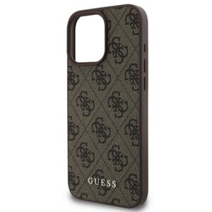Guess GUHCP16XG4GFBR Apple iPhone 16 Pro Max 6.9" rudos spalvos kietas dėklas 4G Classic - Image 6