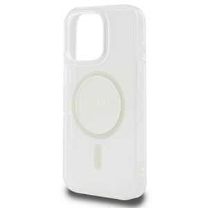 Guess GUHMP16XHFGERET Apple iPhone 16 Pro Max 6.9" skaidrus kietas dėklas IML Glitter Circle Ma - Image 6