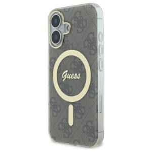 Guess GUHMP16MH4STW Apple iPhone 16 Plus 6.7" rudos spalvos kietas dėklas IML 4G MagSafe - Image 2