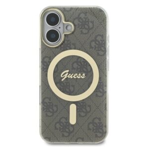 Guess GUHMP16MH4STW Apple iPhone 16 Plus 6.7" rudos spalvos kietas dėklas IML 4G MagSafe - Image 3