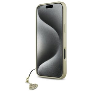 Guess GUHCP16MGF4GBR Apple iPhone 16 Plus 6.7" rudos spalvos kietas dėklas 4G Charms Collection - Image 5