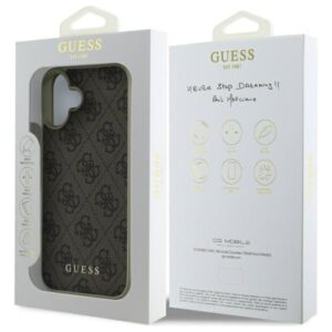 Guess GUHCP16MGF4GBR Apple iPhone 16 Plus 6.7" rudos spalvos kietas dėklas 4G Charms Collection - Image 8