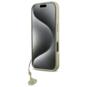 Guess GUHCP16XGF4GGR Apple iPhone 16 Pro Max 6.9" juodos spalvos kietas dėklas 4G Charms Collection - Image 5