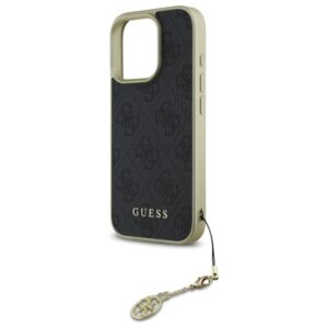 Guess GUHCP16XGF4GGR Apple iPhone 16 Pro Max 6.9" juodos spalvos kietas dėklas 4G Charms Collection - Image 6