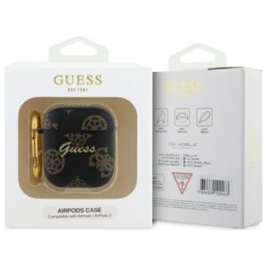 Guess GUA2PG4GPK AirPods 1/2 dėklas juodos spalvos 4G Hook - Image 3