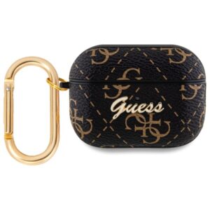 Guess GUAP2PG4GPK AirPods Pro 2 (2022/2023) dėklas juodos spalvos 4G Hook - Image 1