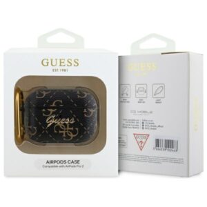 Guess GUAP2PG4GPK AirPods Pro 2 (2022/2023) dėklas juodos spalvos 4G Hook - Image 4