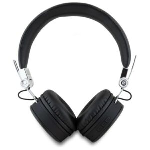 Guess Bluetooth Ausinės ENC GUBH70PGTSPSK juodos spalvos Grained Classic Round Shape - Image 3