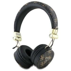 Guess Bluetooth Ausinės ENC GUBH70E4PTMK juodos spalvos 4G Triangle Round Shape