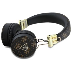 Guess Bluetooth Ausinės ENC GUBH70E4PTMK juodos spalvos 4G Triangle Round Shape - Image 2