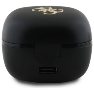 Guess Bluetooth ausinės GUTWSJ144ESK TWS + docking station juodos spalvos Iridescent 4G Printed Logo - Image 4