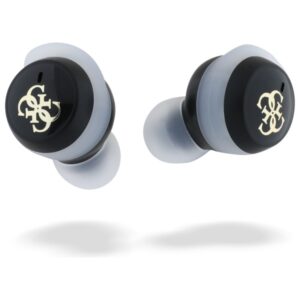Guess Bluetooth ausinės GUTWSJ144ESK TWS + docking station juodos spalvos Iridescent 4G Printed Logo - Image 5