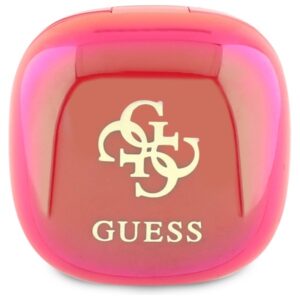 Guess Bluetooth ausinės GUTWSJ144ESF TWS + docking station fuschia Iridescent 4G Printed Logo - Image 2
