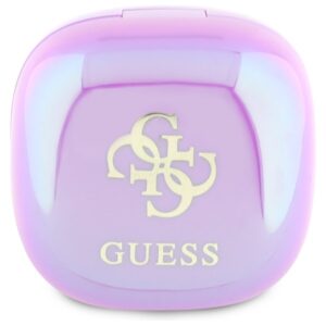 Guess Bluetooth ausinės GUTWSJ144ESU TWS + docking station purple Iridescent 4G Printed Logo - Image 2