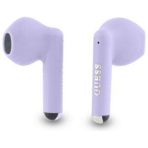 Guess Bluetooth ausinės GUTWSJ14ESGU TWS + docking station purple Printed Classic Logo - Image 2