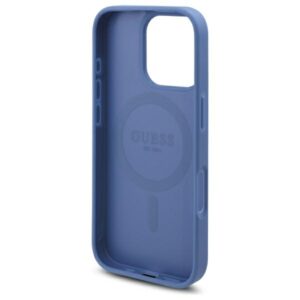 Guess GUHMP16XP4ROPEMCB Apple iPhone 16 Pro Max 6.9" blue kietas dėklas 4G Flowers Print MagSafe - Image 7