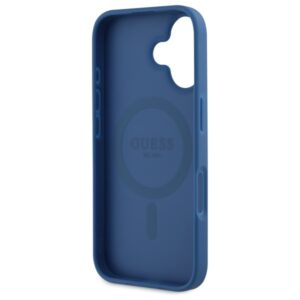 Guess GUHMP16SP4ROPEMCB Apple iPhone 16 6.1" blue kietas dėklas 4G Flowers Print MagSafe - Image 7