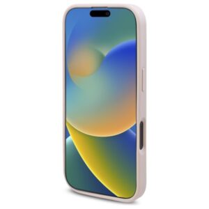 Guess GUHMP16LP4ROPEMCP Apple iPhone 16 Pro 6.3" rožinės spalvos kietas dėklas 4G Flowers Print MagSafe - Image 5