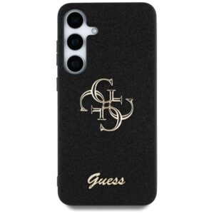 Dėklas Guess Fixed Glitter Big 4G Metal Logo to Samsung Galaxy S25+ juodos spalvos - Image 3