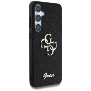 Dėklas Guess Fixed Glitter Big 4G Metal Logo to Samsung Galaxy S25+ juodos spalvos - Image 4