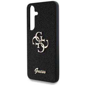 Dėklas Guess Fixed Glitter Big 4G Metal Logo to Samsung Galaxy S25+ juodos spalvos - Image 6