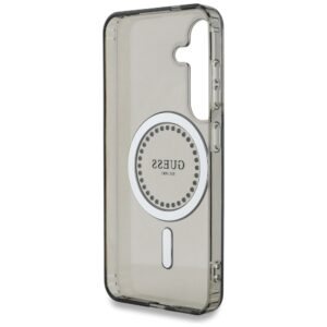 Dėklas Guess Rhinestones Printed Classic Logo MagSafe Samsung Galaxy S25 juodos spalvos - Image 7