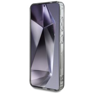 Dėklas Guess Glitter Circle Classic Logo MagSafe Samsung Galaxy S25 juodos spalvos - Image 5