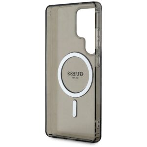 Dėklas Guess Glitter Circle Classic Logo MagSafe Samsung Galaxy S25 Ultra juodos spalvos - Image 7
