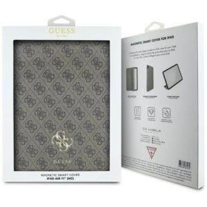 Guess GUFC11RM24PS4SGW Apple iPad Air 11" 2024 rudos spalvos Magnetic 4G Big Logo - Image 6