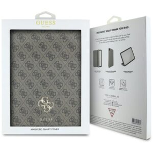 Guess GUFC13RM24PS4SGW Apple iPad Air 13" 2024 rudos spalvos Magnetic 4G Big Logo - Image 5