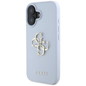 Dėklas Guess Grained Big 4G Logo Small Classic Logo Apple iPhone 16 blue - Image 2