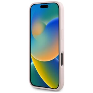 Dėklas Guess Grained Big 4G Logo Small Classic Logo Apple iPhone 16 rožinės spalvos - Image 5